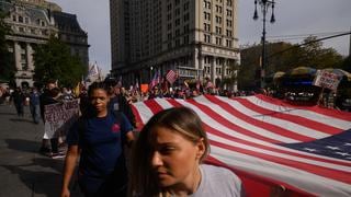 EE.UU.: bomberos protestan en Nueva York contra vacunación obligatoria | FOTOS