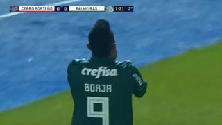 Cerro Porteño vs. Palmeiras: Miguel Borja abrió el marcador para los brasileños | VIDEO