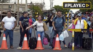 Venezolanos y colombianos varados por cierre de frontera