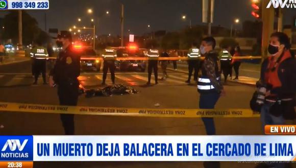 El hombre falleció durante una balacera ocurrida en la avenida Colonial. (ATV)