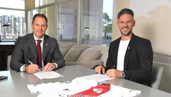 Martín Demichelis firmó contrato como nuevo técnico del cuadro argentino. Foto: River Plate.