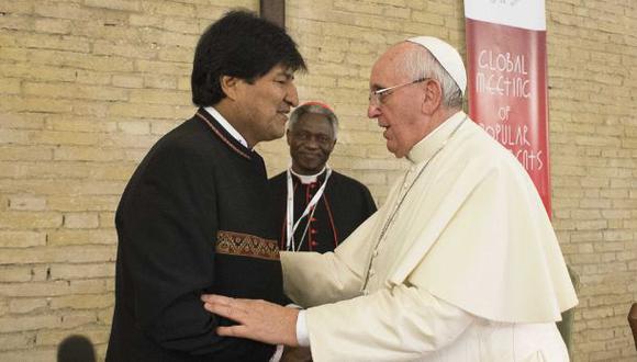 Evo Morales dice que papa Francisco insiste en visitar La Paz