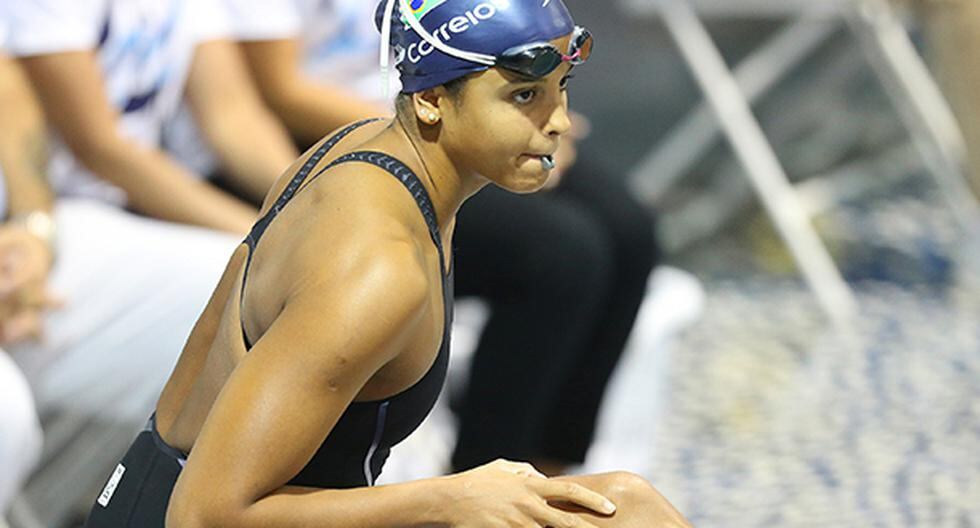 La nadadora Etiene Medeiros dio una mala noticia para el deporte de Brasil, a pocas semanas del inicio de los Juegos Olímpicos Río 2016. (Foto: AFP)