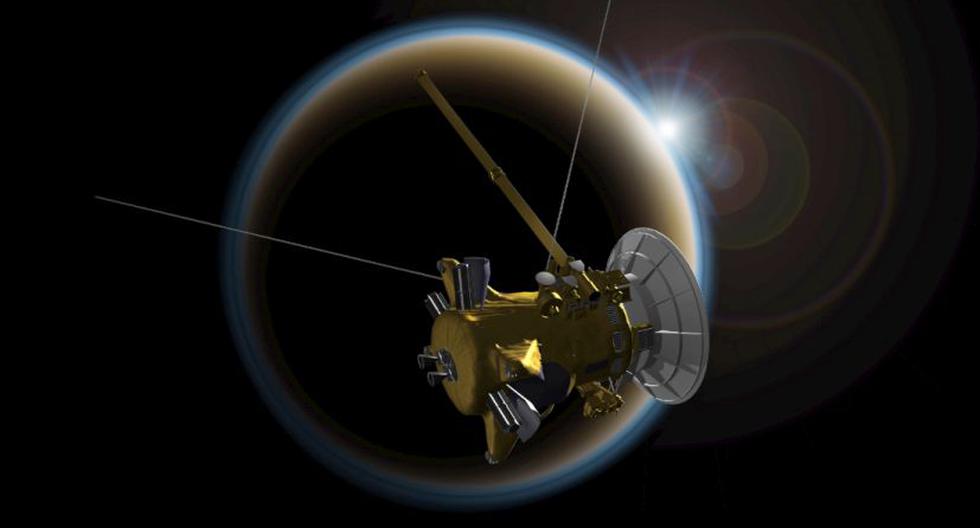 Cassini se alista para realizar su sobrevuelo final cerca de Tit&aacute;n, la luna de Saturno (NASA)