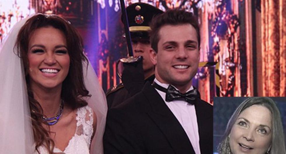 Madre de Nicola Porcella feliz con posible boda de su hijo con Angie Arizaga. (Foto: Captura América TV/ Difusión)