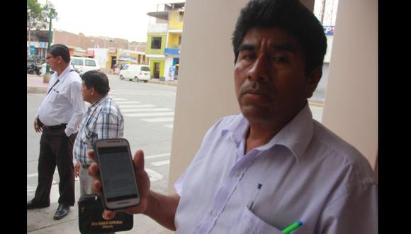 Amenazan a regidor de Catacaos: le dicen "llama para arreglar"