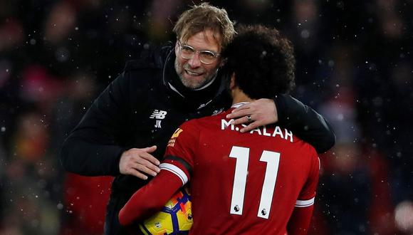 Liverpool vs. Roma: Klopp habló de Salah y de sus ex compañeros italianos. (Foto: AFP)