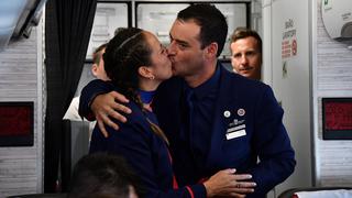 El Papa casó a una pareja en el avión que lo llevó a Iquique