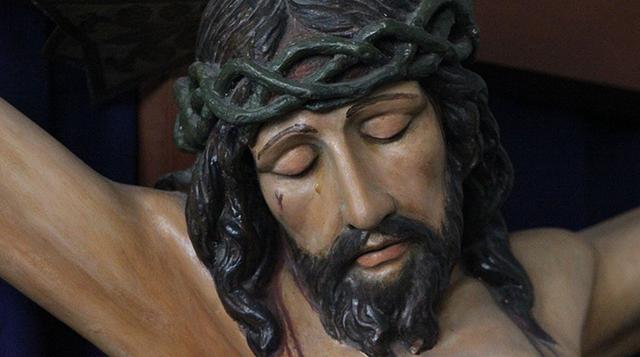 Fotos de la figura de Cristo que 'llora' según trujillanos - 1
