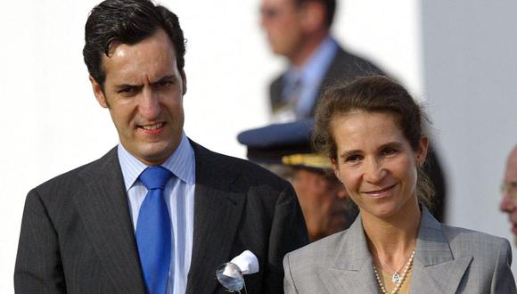 Tras doce años de matrimonio y dos hijos, Infanta Elena y Jaime de Marichalar decidieron separarse en 2007 (Foto: Pierre-Philippe Marcou / AFP)