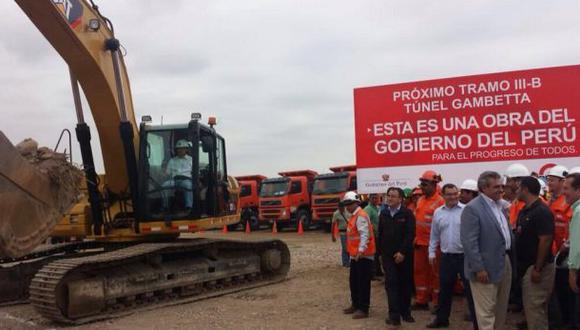 Callao: inician construcción de túnel en la Av. Néstor Gambetta