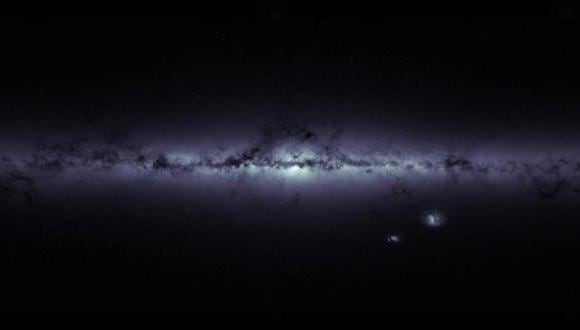 Satélite toma inusual fotografía de la Vía Láctea