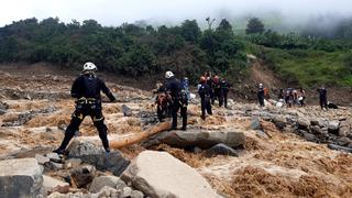 Piura: damnificados del aluvión en Canchaque fueron ayudados por  PNP y Ejército