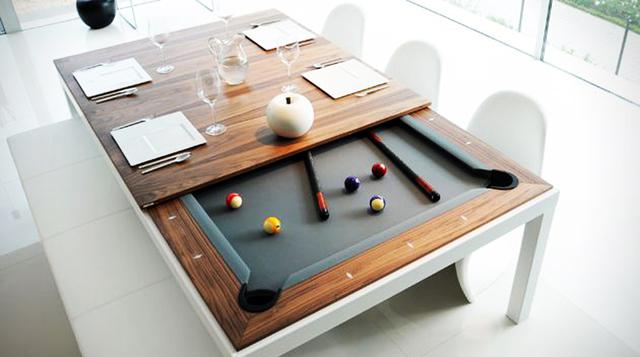 Cinco mesas de billar inusuales y creativas para tu casa - 1