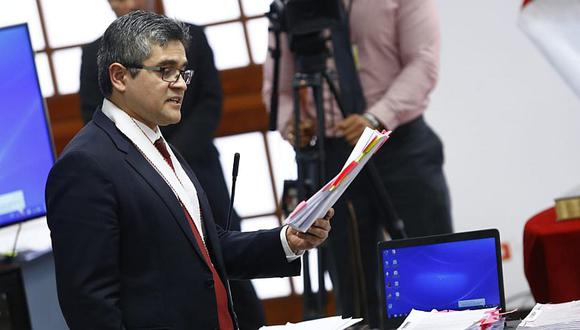 Pérez se abstuvo de comentar las implicancias que puedan tener en Fuerza Popular su requerimiento para incluir al partido en su investigación de cara al proceso electoral de enero próximo. (Foto: GEC)