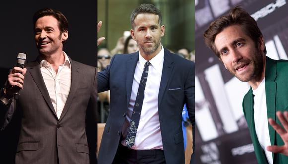 Ryan Reynolds fue víctima de broma por sus amigos Hugh Jackman y Jake Gyllenhaal. Fotos: Agencias.