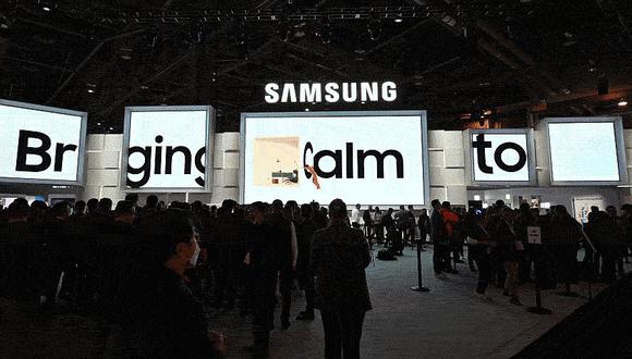 El booth de Samsung en el CES 2023 estuvo entre los más concurridos de la feria tecnológica llevada a cabo en Las Vegas (EE.UU.). (Foto: Difusión)