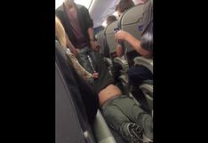 USA: aerolínea expulsó así a un pasajero tras sobrevender asientos