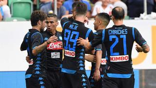 Napoli derrotó 3-1 al Borussia Dortmund en amistoso disputado en Suiza