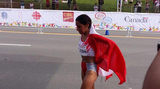 Gladys Tejeda y su celebración tras lograr oro en Toronto 2015 - 8