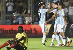 Argentina, de la mano de Messi, goleó a Colombia por las Eliminatorias Rusia 2018 