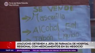 Coronavirus Perú: Jefa de farmacia de hospital regional de Ayacucho vendía medicamentos del Estado