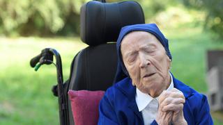 La monja francesa André, la persona de mayor edad en el mundo, falleció a los 118 años