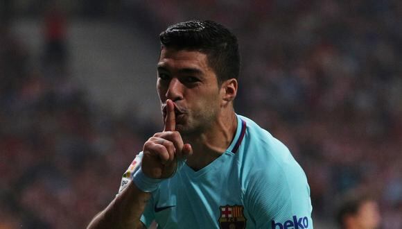 Luis Suárez rescató un punto para el Barcelona en una plaza muy complicada. El Atlético de Madrid estuvo a diez minutos de llevarse el triunfo. (Foto: AFP)