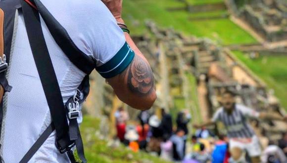 Kevin Quevedo, "captado", recorriendo por la ciudadela inca de Machu Picchu. (Foto: Goiás)