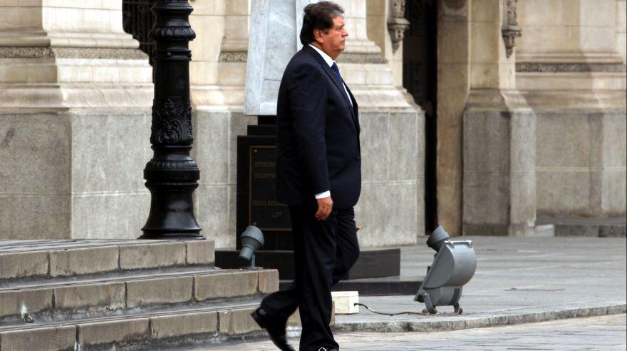 Ni Alan García ni Alejandro Toledo ofrecieron declaraciones a la prensa a su salida de Palacio de Gobierno aquella vez. (Foto: Consuelo Vargas/ El Comercio)