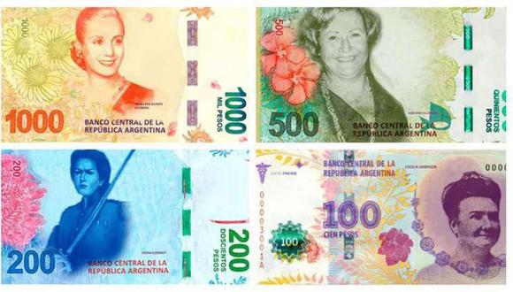 A continuación, te contamos quiénes serán la nueva imagen de los billetes de Argentina. (Foto: Perfil)