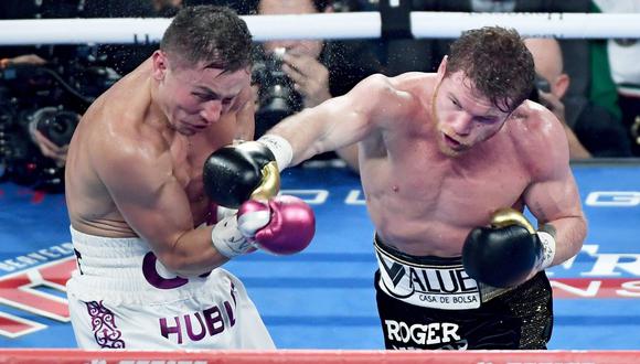 Canelo Álvarez vs. Golovkin: así fue el último round de la gran batalla en Las Vegas. (Foto: AFP)