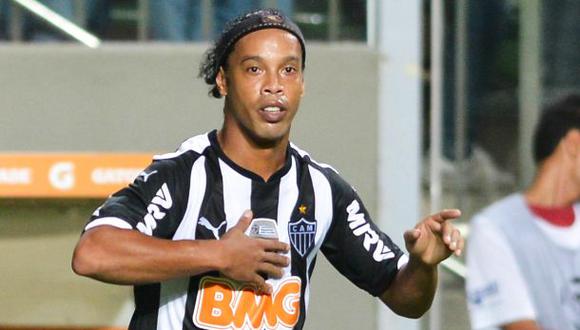 Ronaldinho confirma su adiós a los hinchas del Atlético Mineiro