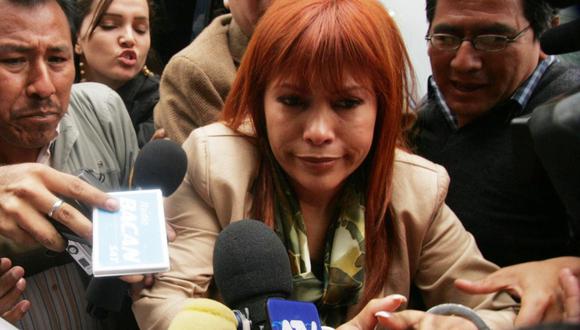 Magaly Medina fue trasladada al penal Santa Mónica un 16 de octubre de 2008. (Foto: GEC).