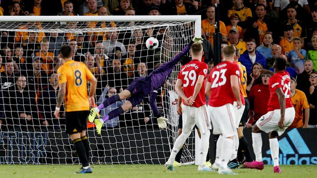 Manchester United vs. Wolverhampton: Ruben Neves anotó golazo para el empate 1-1 con tiro de larga distancia. (Foto: AFP)