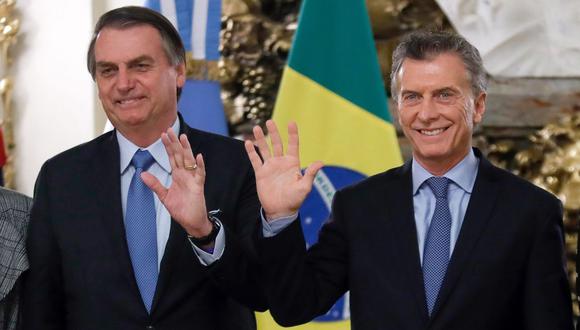 Bolsonaro ya ha mostrado en los últimos meses, en diversas entrevistas, el apoyo a su par, al tiempo que criticaba duramente a la ex presidenta Cristina Kirchner. (Foto: EFE)