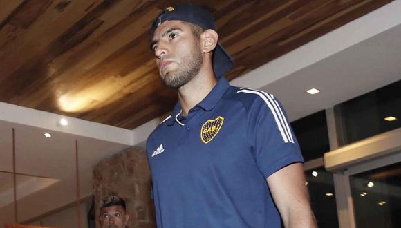Carlos Zambrano ingresando al hotel de concentración. (Foto: Boca Juniors)