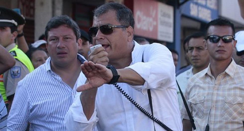 Rafael Correa explica por qué perdió la calma con damnificados de terremoto. (Foto: Elcomercio.com)