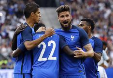 Francia venció 3-2 a Inglaterra por amistoso internacional