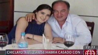 Chiclayo: Katiuskha del Castillo y ex alcalde se habrían casado