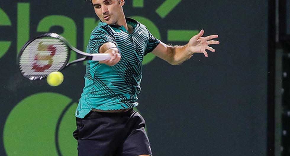 Roger Federer va por una nuevo título: esta vez por el Masters 1000 de Miami (Foto: EFE)