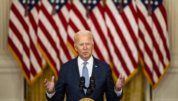 El presidente estadounidense, Joe Biden, autorizó este sábado una “respuesta inmediata” de Estados Unidos al terremoto de magnitud 7.2 que sacudió Haití. (Foto: Samuel Corum / Bloomberg)