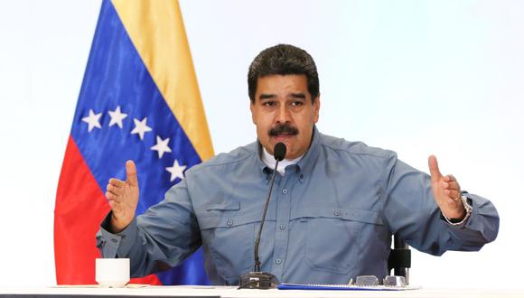 Nicolás Maduro, durante una reunión con la directiva del Partido Socialista Unido de Venezuela. (Foto: EFE)
