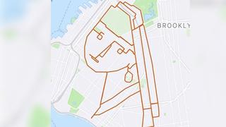 Arte con GPS o una singular manera de dibujar para ciclistas y corredores