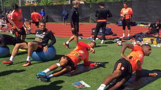 Selección peruana entrenó soportando 30 grados en New Jersey