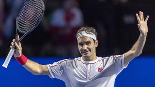 Roger Federer liquidó a Radu Albot en dos sets en el Torneo de Basilea