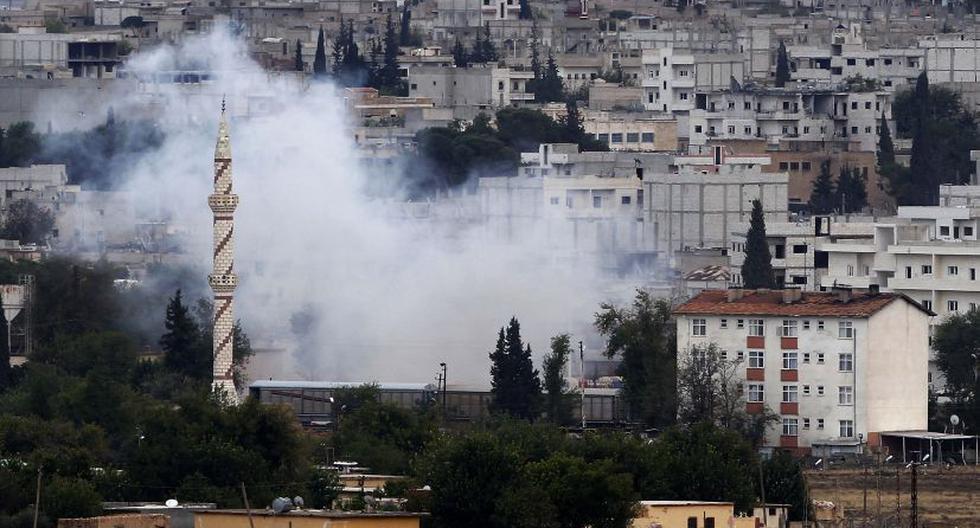 Bombardeos en Kobane, Siria. (Foto: Getty Images)