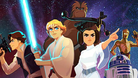 Disney lanzó una serie de cortos infantiles que narrarán las aventuras de los personajes de la primera trilogía de "Star Wars". (Foto: Disney)