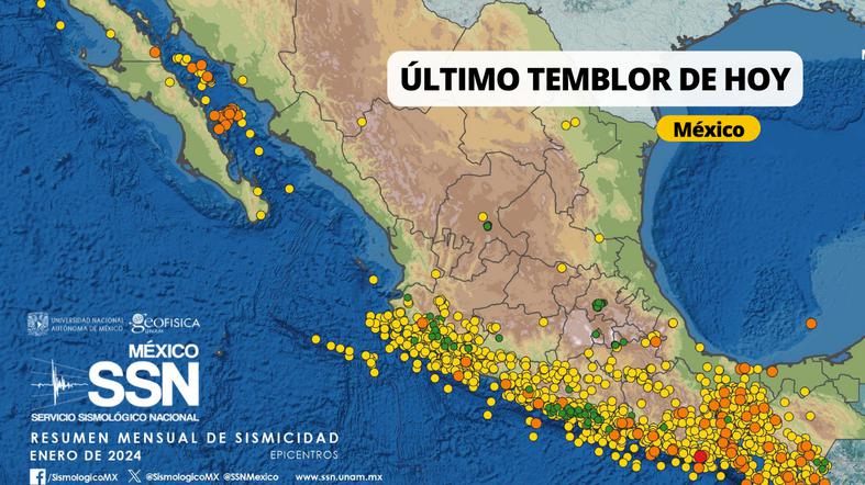 Lo último de sismos en México este, 9 de abril