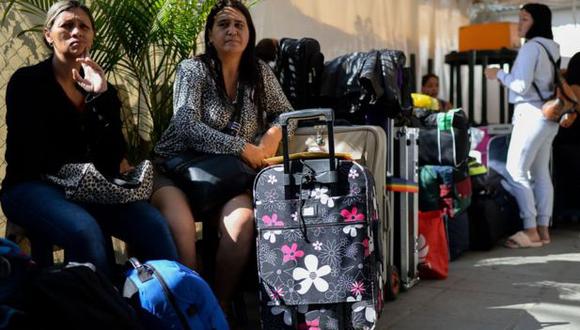 Muchos venezolanos salen para poder ayudar a los familiares que se quedan.